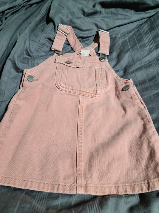2-3 next pink coverall dress , Kids 3T