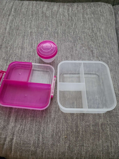 Pink bento box