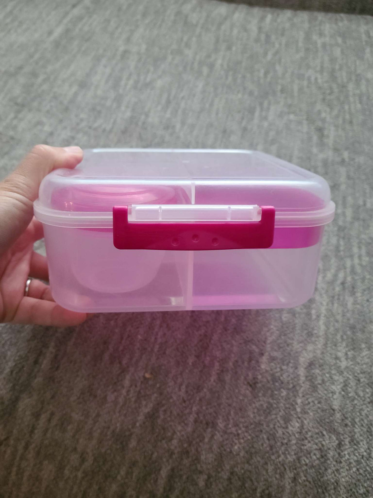 Pink bento box