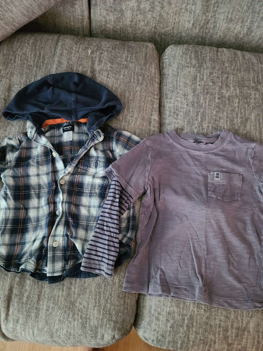 Carters 3T long sleeve shirts , Kids 3T