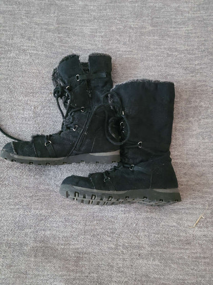 George Size 6 black insulated boots, Shoes 6 (Big Kids:8–12yr)