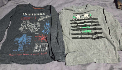 5T Carters/Osh kosh long sleeve shirts , Kids 5/5T