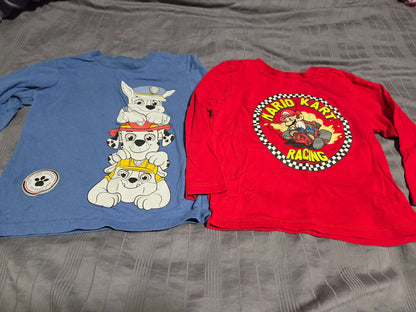 5T graphics long sleeve shirts , Kids 5/5T