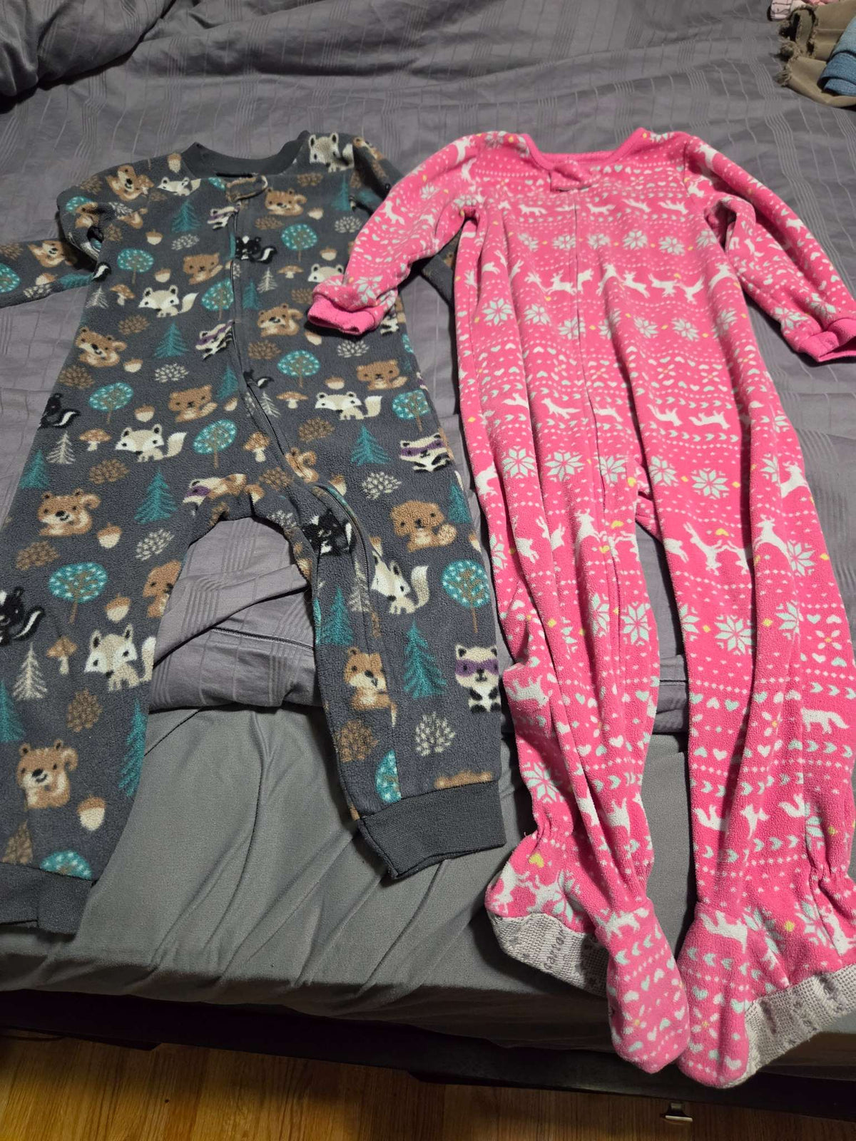 3T fleece pajamas, Kids 3T