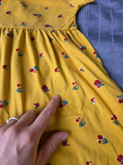 2T yellow dress with flowers, Kids 2T