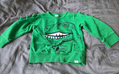 Baby gap 4T green dinosaur shirt, Kids 4/4T