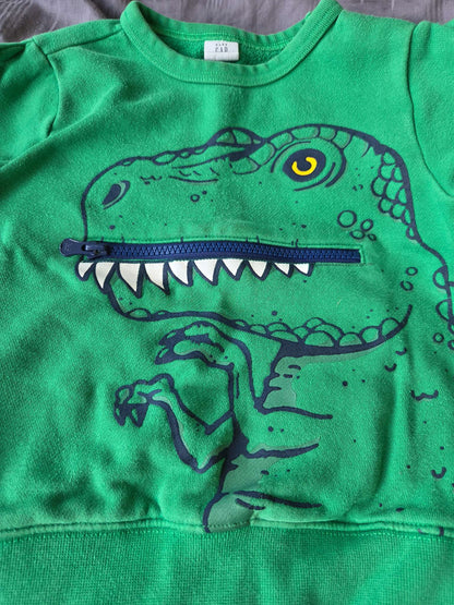 Baby gap 4T green dinosaur shirt, Kids 4/4T