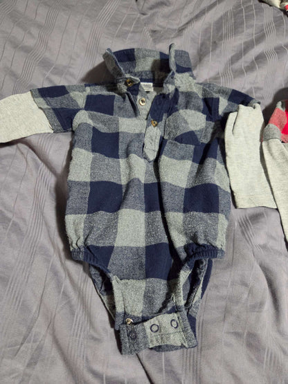 George 18 to 24 month long sleeve onsies , Kids 24 Month (18-24M)