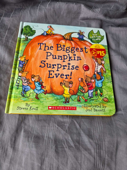 The biggest pumpkin surprise ever book