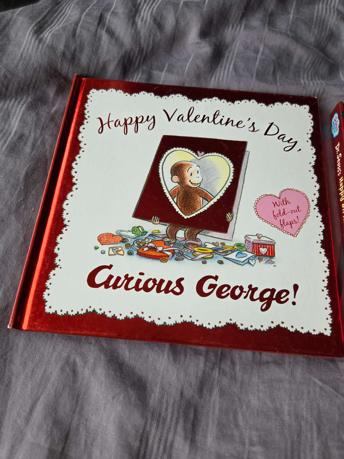 Board books ( dr. Seuss and curious george)