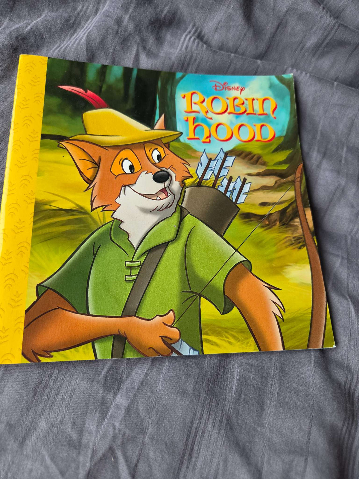 Disney books ( snow white and the theree giants and Robin hood)