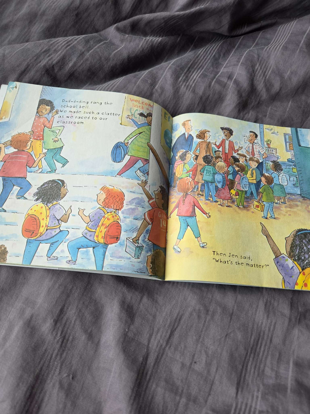 Scholastic books ( Angela's airplane and the night before first grade)