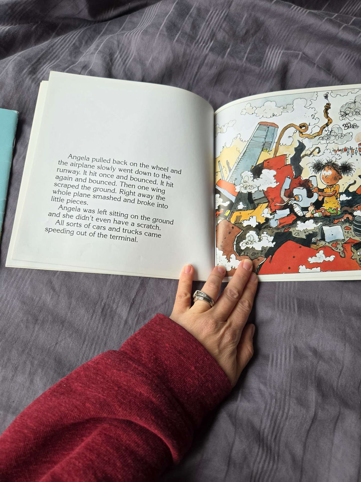 Scholastic books ( Angela's airplane and the night before first grade)