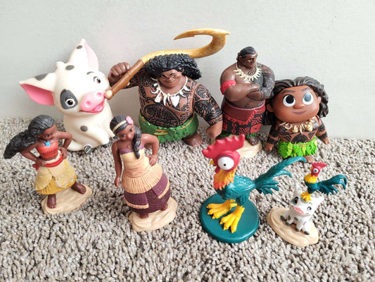 Moana Figurine Set