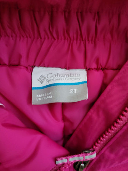 Pink Columbia Snowpants, 2T, Kids 2T