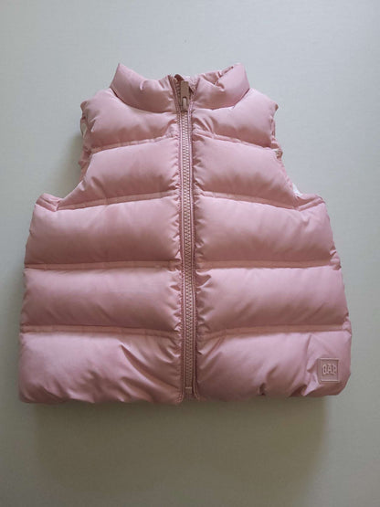 Puffy Pink Baby Gap Vest, 3T, Kids 3T