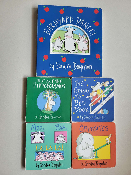 Set of 5 Sandra Boynton Board Books