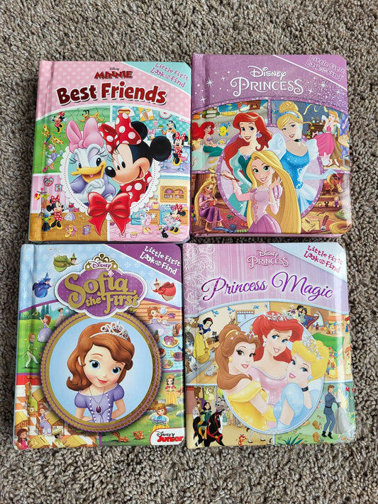 Disney Look and Find Set of 4 Books