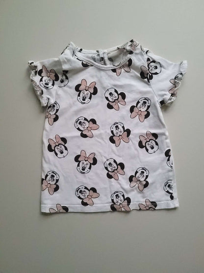 Minnie Mouse Shirt with Black Jeans Set, Kids 18 Month (12-18M)