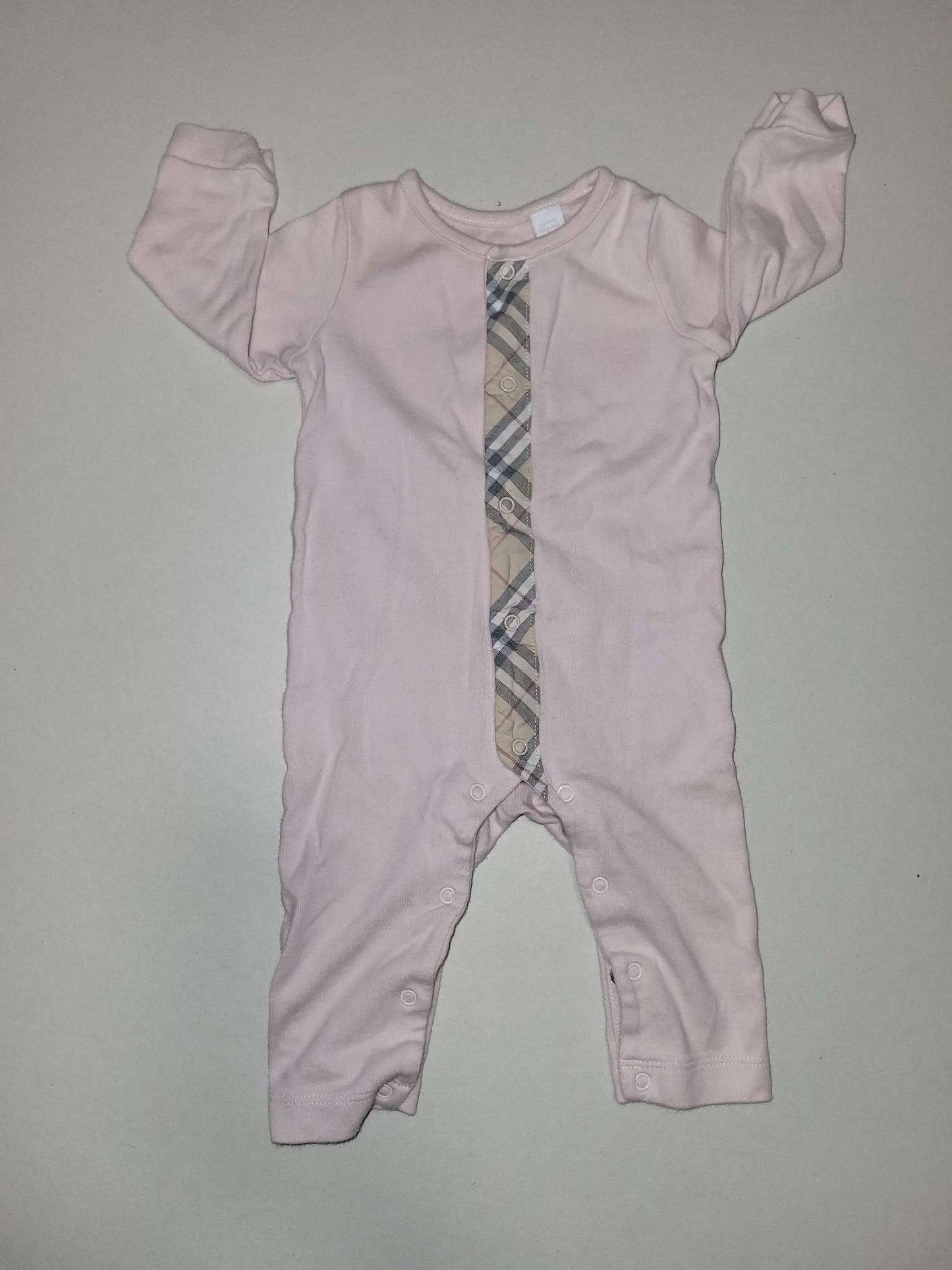 Burberry Pink Onesie, Kids 3 Month (0-3M)