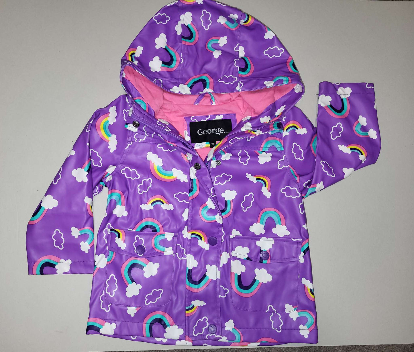 Purple Raincoat, Kids 3T