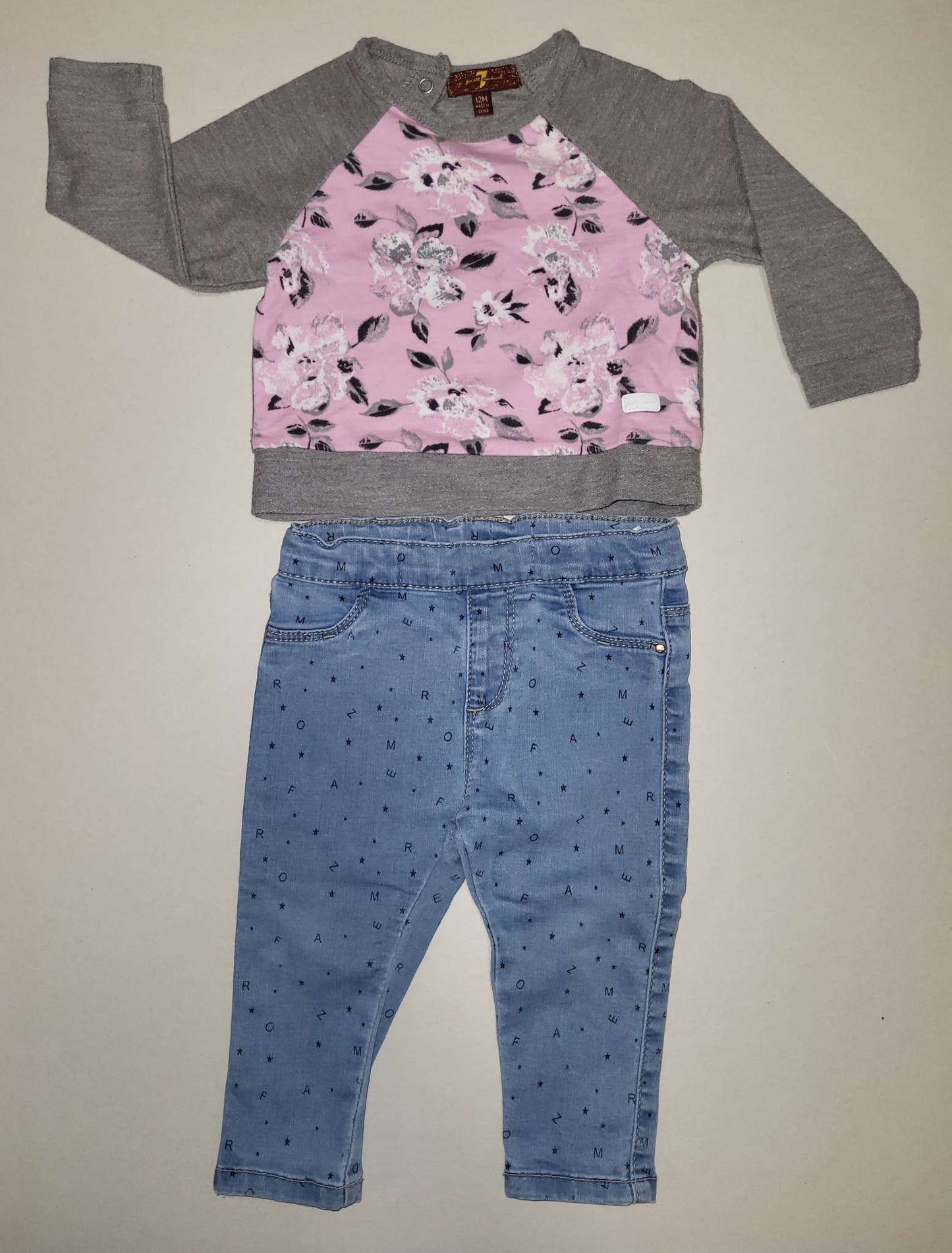 Light sweater and jean set, Kids 12 Month (9-12M)