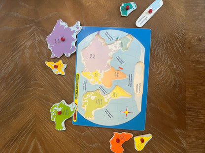 World Map Wooden Puzzle