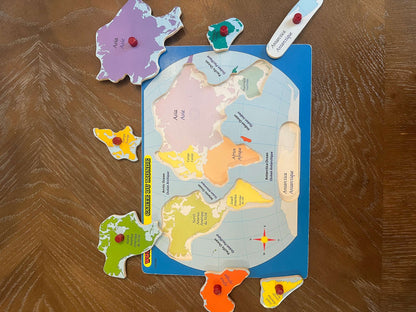 World Map Wooden Puzzle