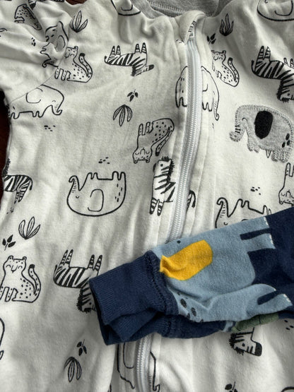 3 footed Sleepers (6 mos)  , Kids 9 Month (6-9M)