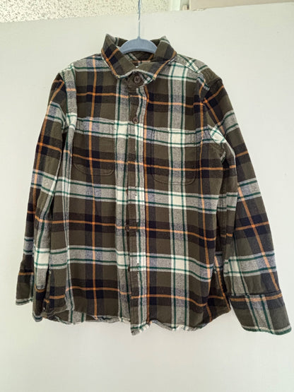 Gap Kids - long sleeve plaid shirt size 6/7, Kids 7
