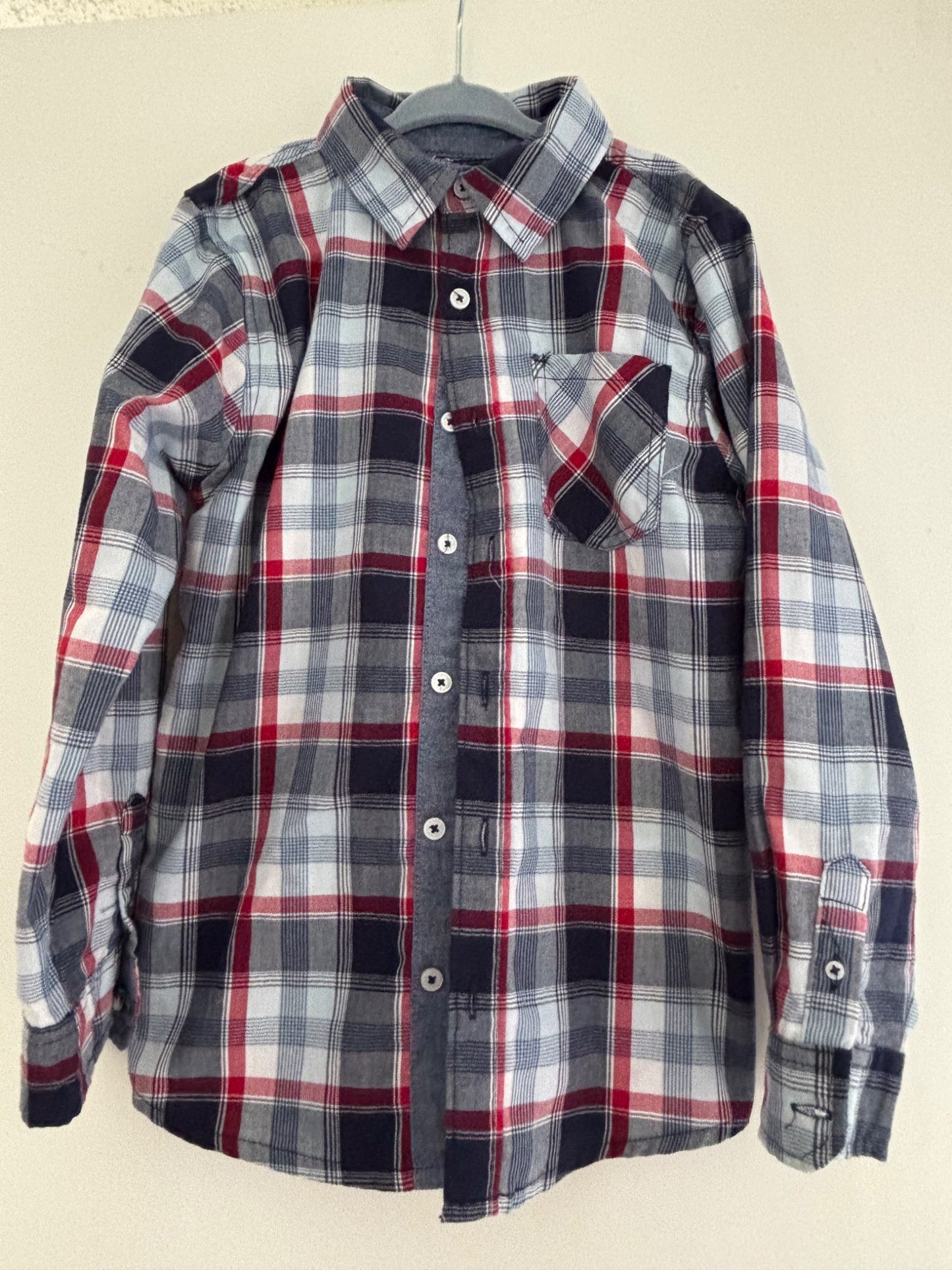 Ben Sherman - plaid long sleeve size 7, Kids 7