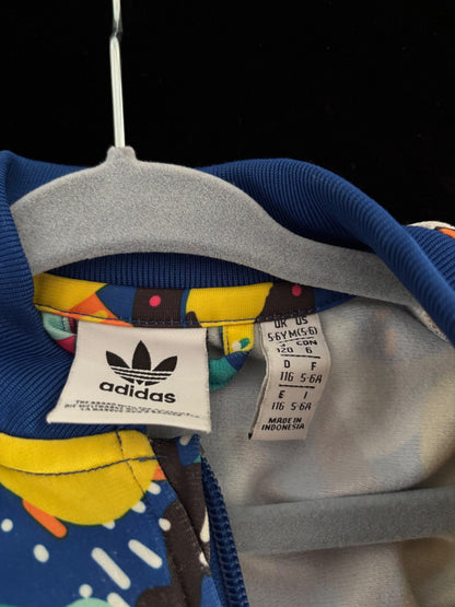 Adidas track jacket - size 5/6, Kids 5/5T