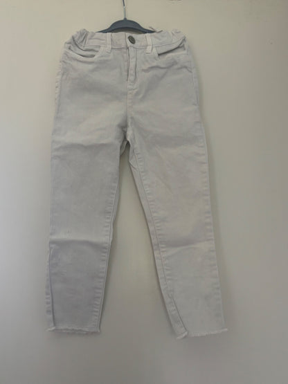 Osh Kosh White Jeans - size 7/7A, Kids 7