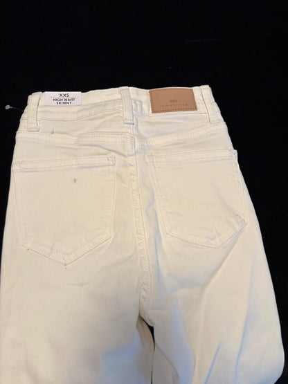 Mango xxs white slim fit pants, Kids 12