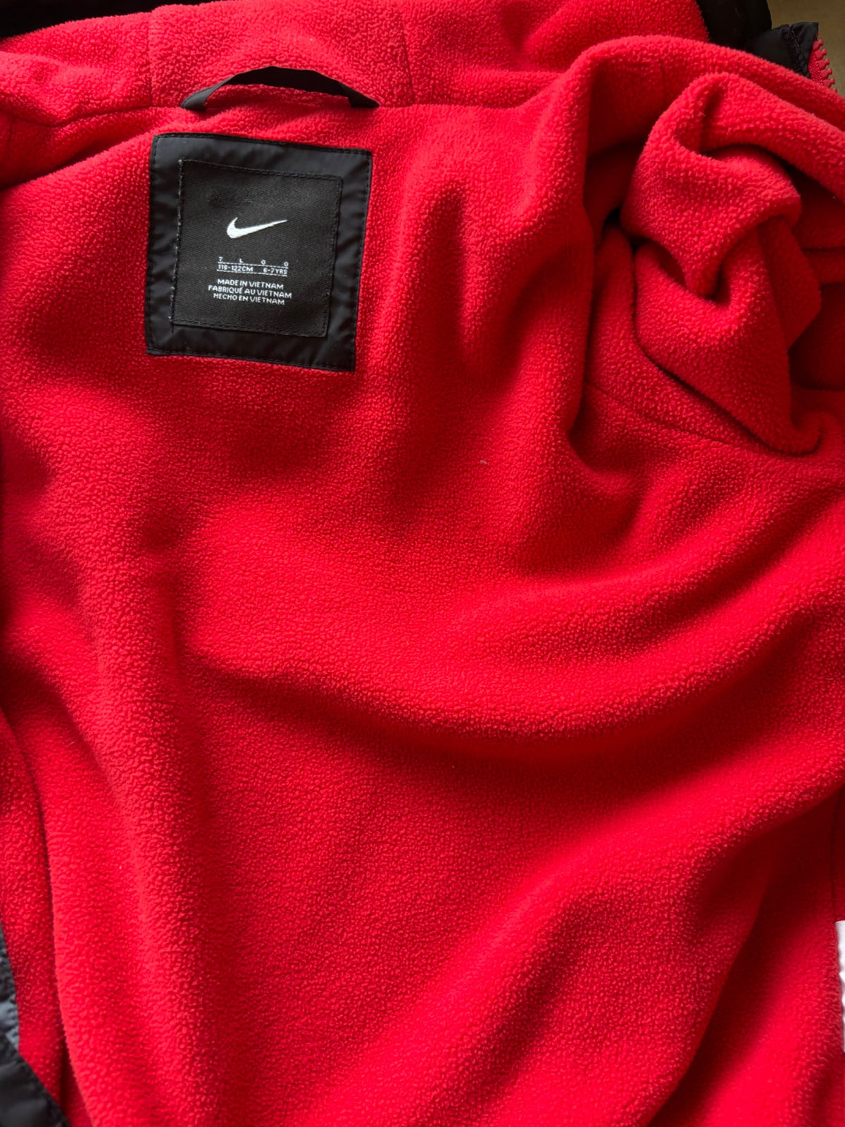 Nike - full fleece lined jacket, Kids 6/6X