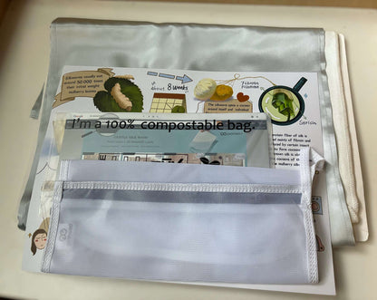 PROMEED Mulberry Silk Bassinet Sheet Sleeve – Prevents Bald Spots