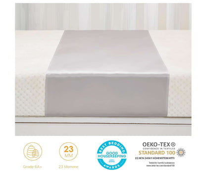 PROMEED Mulberry Silk Bassinet Sheet Sleeve – Prevents Bald Spots