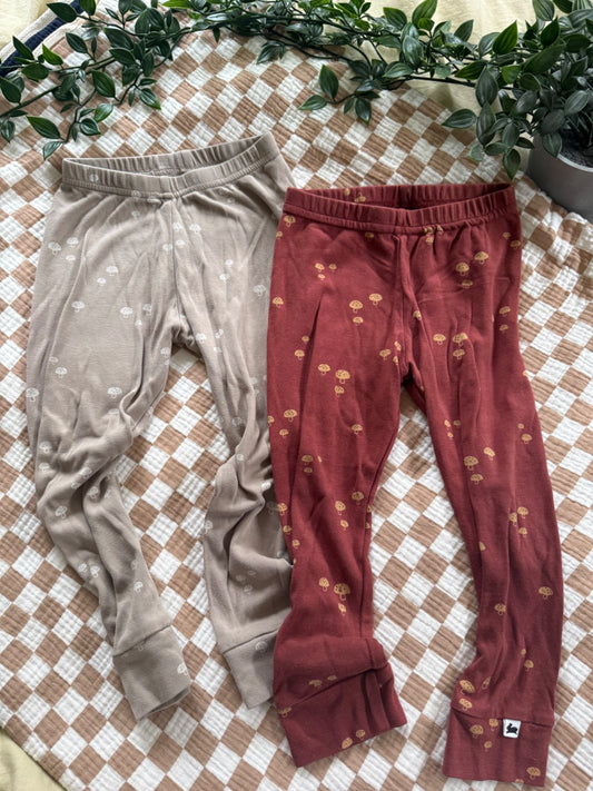 Mushroom leggings bundle, Kids 3T