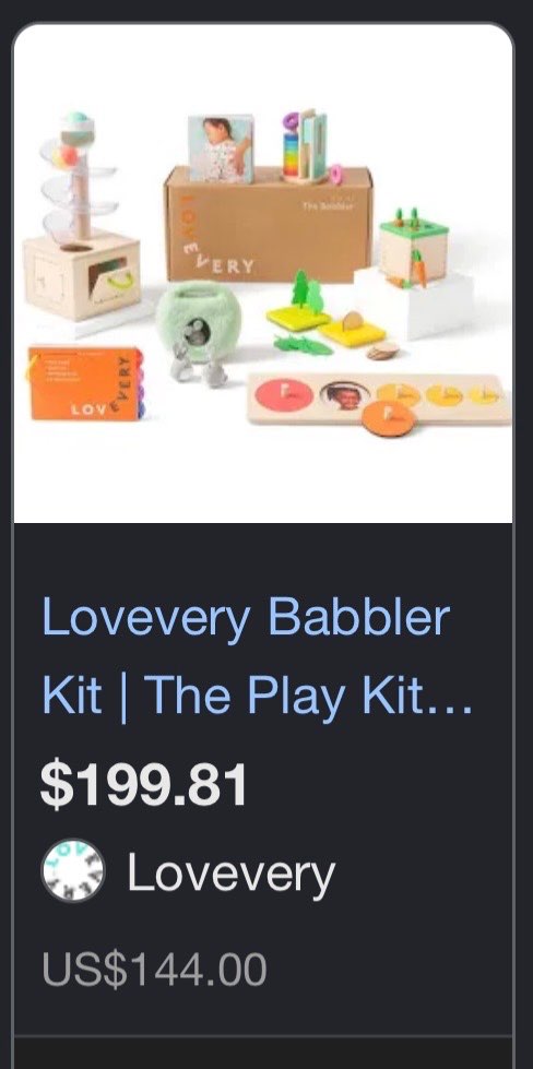 Lovevery kit, 13-15 mos