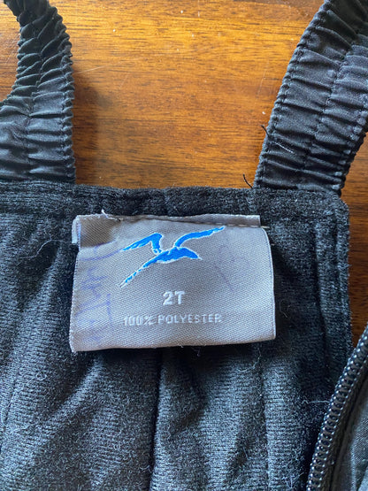 2T black snow pants , Kids 2T