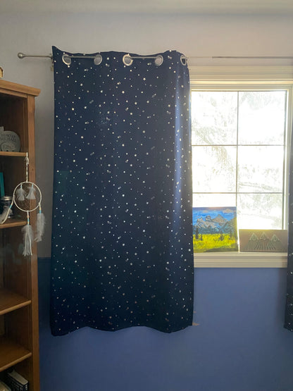 Starry curtains- not blackout