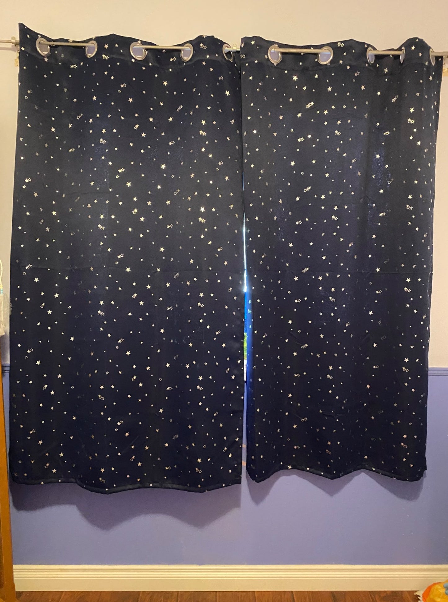 Starry curtains- not blackout