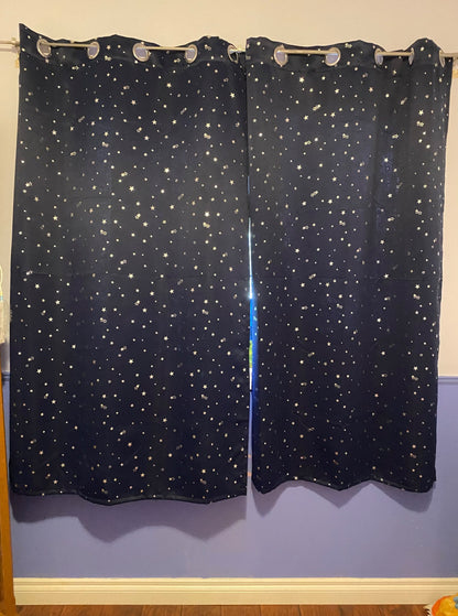 Starry curtains- not blackout