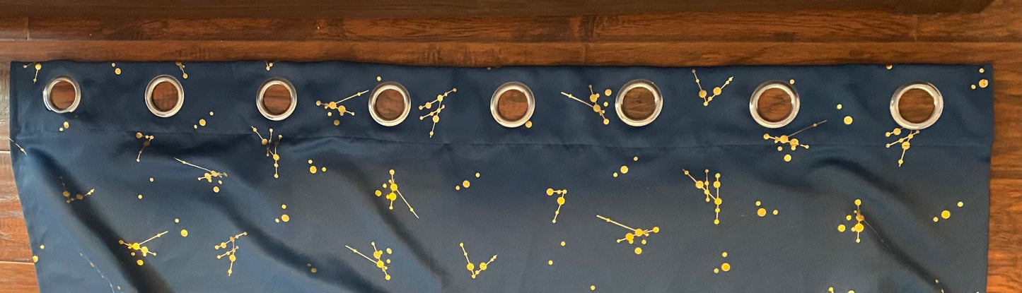 Starry curtains- not blackout