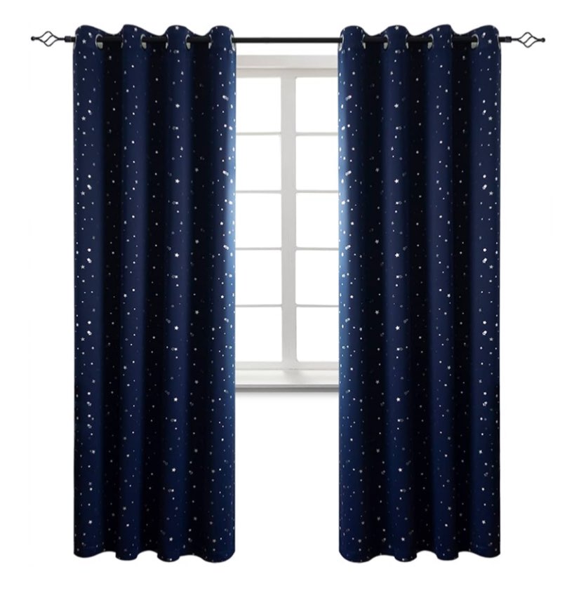 Starry curtains- not blackout