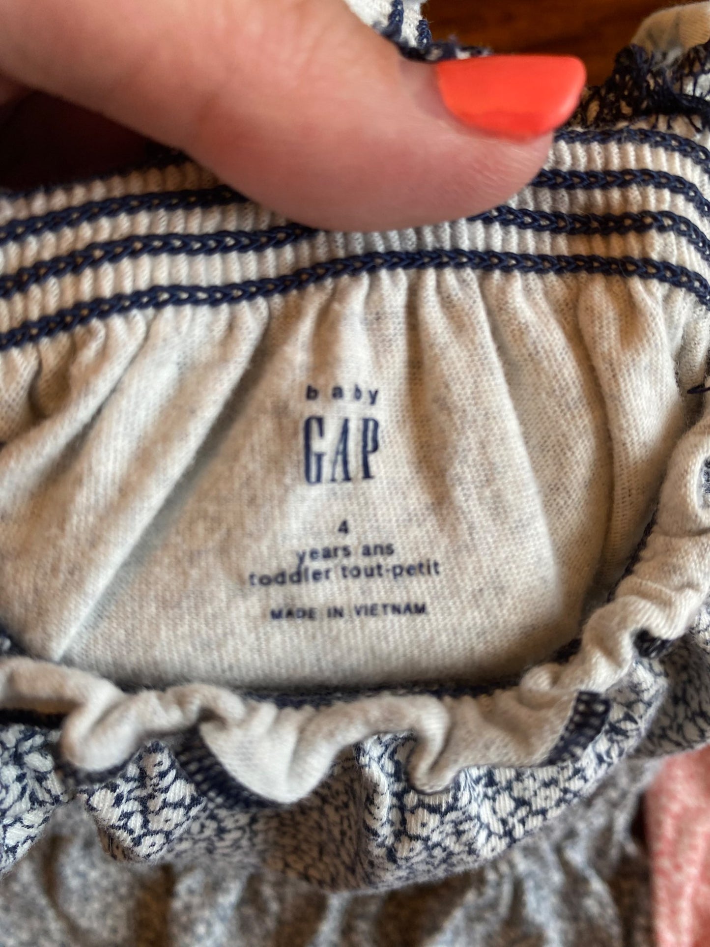 2x size 4T Baby Gap Rompers