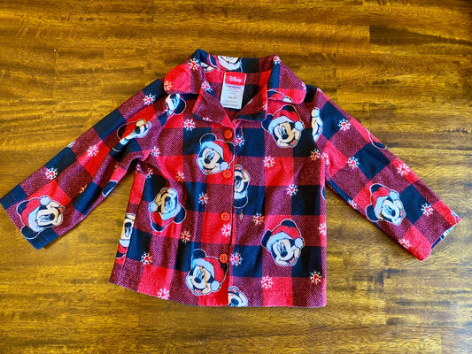 2T Mickey Christmas Santa PJS