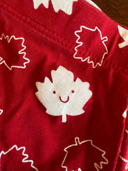 2T Canada Day flag shorts , Kids 2T