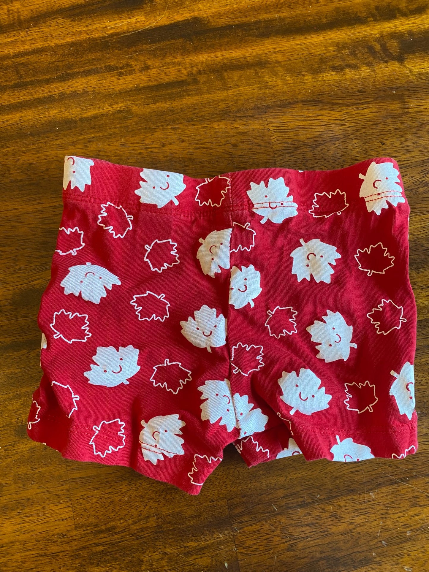 2T Canada Day flag shorts , Kids 2T