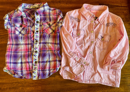 3-4T Levi & Cowgirl Hardware shirts